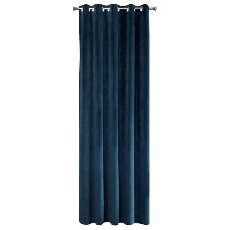 Zasłona EUROFIRANY Villa 140 x 250 cm Granatowy