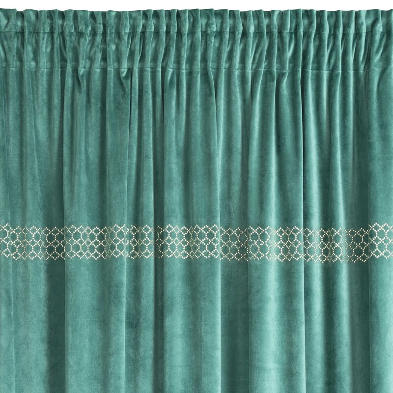 Zasłona EUROFIRANY Jovita 140 x 270 cm Zielony