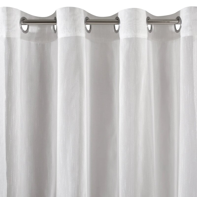 Firana gotowa EUROFIRANY Anne 140 x 270 cm Biało-szary