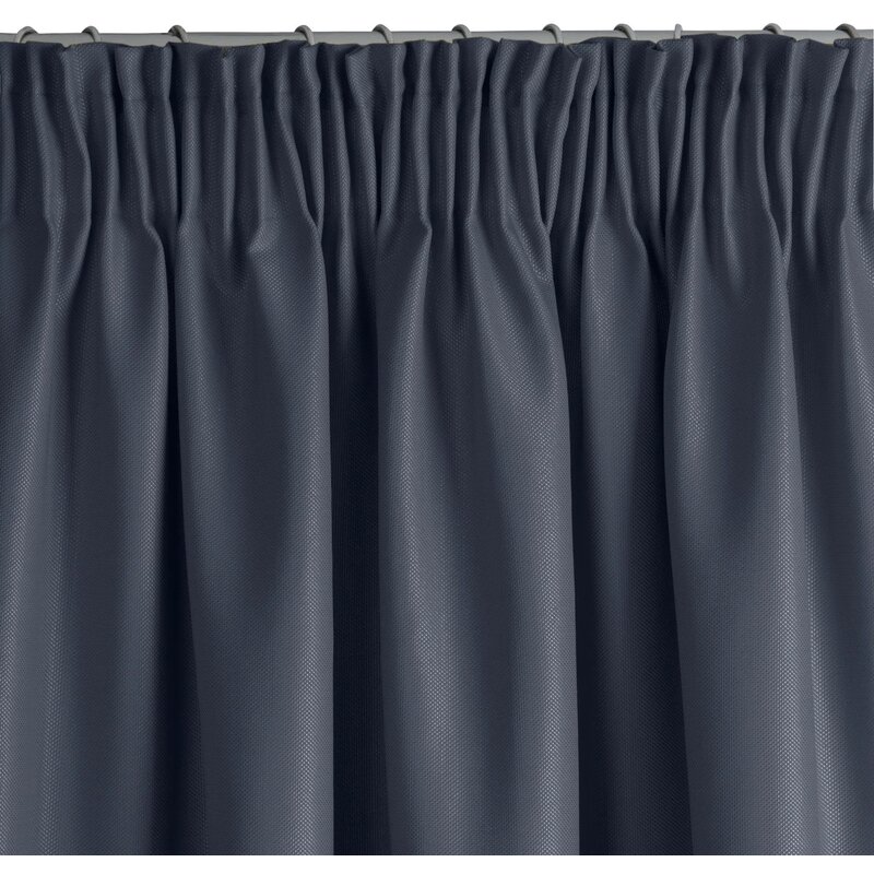 Zasłona EUROFIRANY Aggie 140 x 270 cm Granatowy