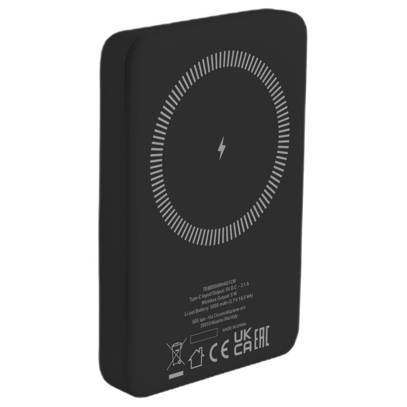 Powerbank SBS TEBB5000MAG1CK MagSafe 5000mAh 10W Czarny