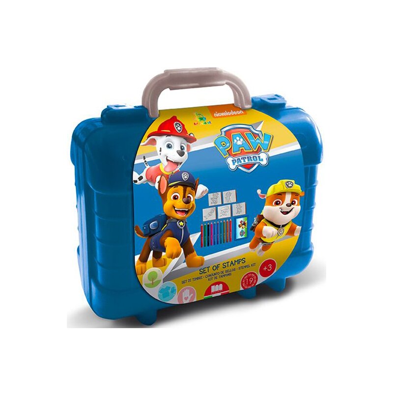 Zestaw kreatywny MULTIPRINT Pieczątki Psi Patrol Travel Set 043-42903