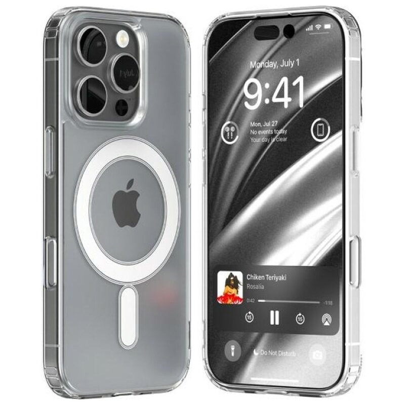 Etui MERCURY Jelhard MagSafe do Apple iPhone 16 Pro Przezroczysty
