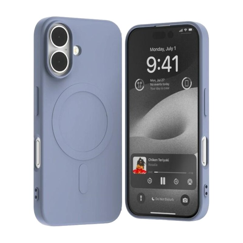 Etui MERCURY Semi-Silicone MagSafe do Apple iPhone 16 Lawendowy