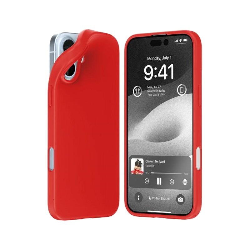 Etui MERCURY Soft do Apple iPhone 16 Plus Czerwony