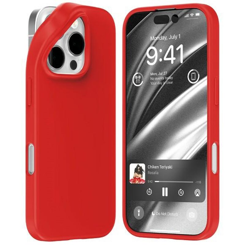 Etui MERCURY Soft do Apple iPhone 16 Pro Czerwony