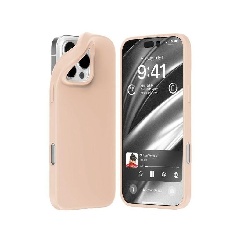 Etui MERCURY Soft do Apple iPhone 16 Pro Max Piaskowy róż
