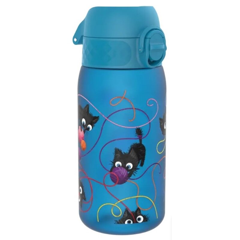 Butelka plastikowa ION8 Koty I8RF350PBCATS Niebieski