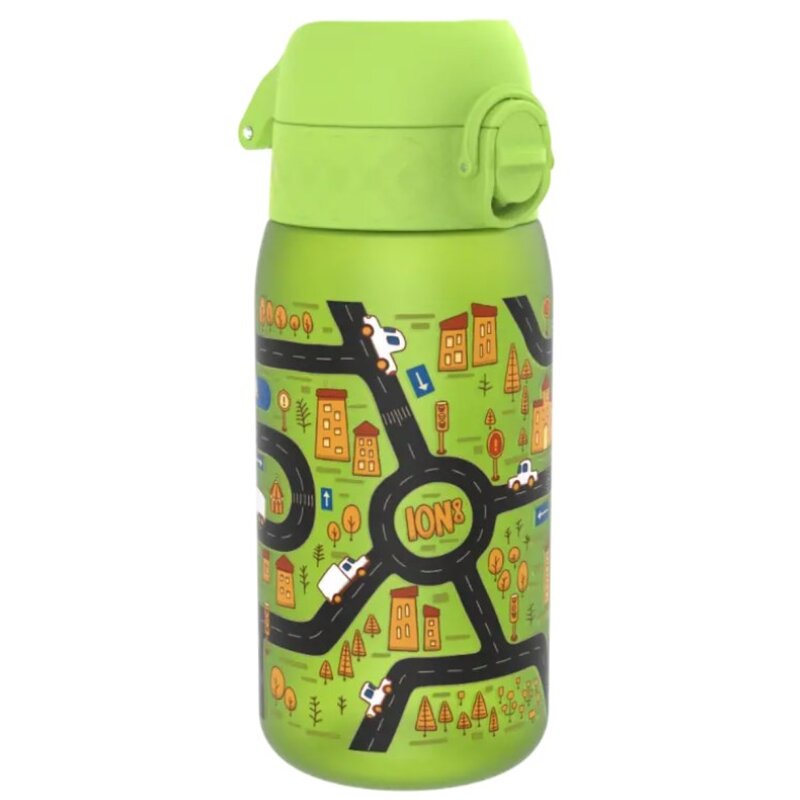 Butelka plastikowa ION8 Auta I8RF350PGCARS Zielony