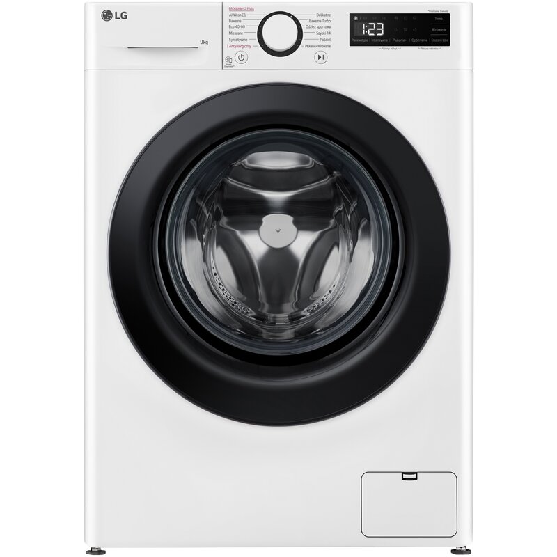 Pralka LG MF4W90506W 9kg 56.5cm 1400obr AI DD, Wash