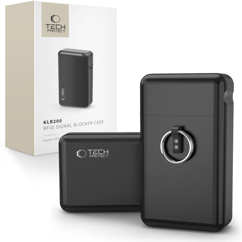 Pudełko z ochroną RFID na kluczyki TECH-PROTECT KLR200 Czarny