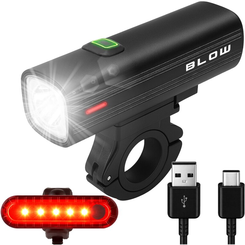Zestaw lampek rowerowych BLOW BL-03