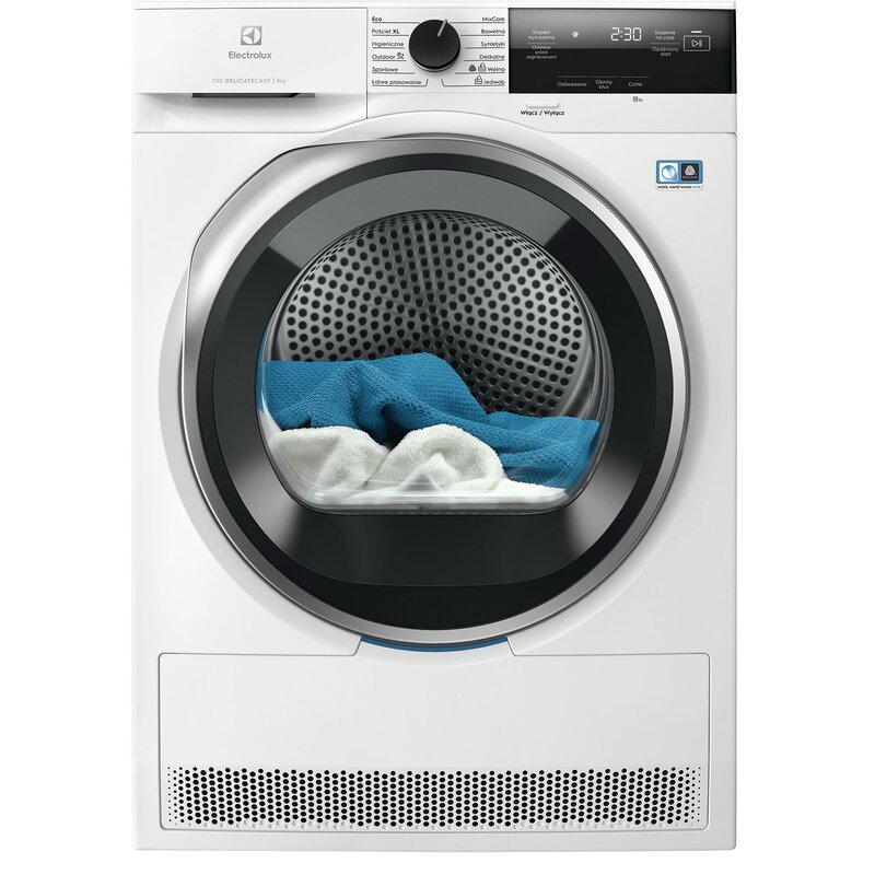 Suszarka ELECTROLUX DelicateCare 700 MEWD3E8E7P z pompą ciepła