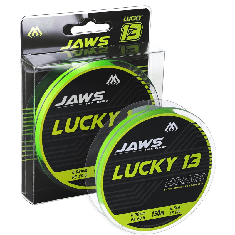 Plecionka MIKADO Jaws Lucky 13 0.14 mm / 150 m Jasnozielony