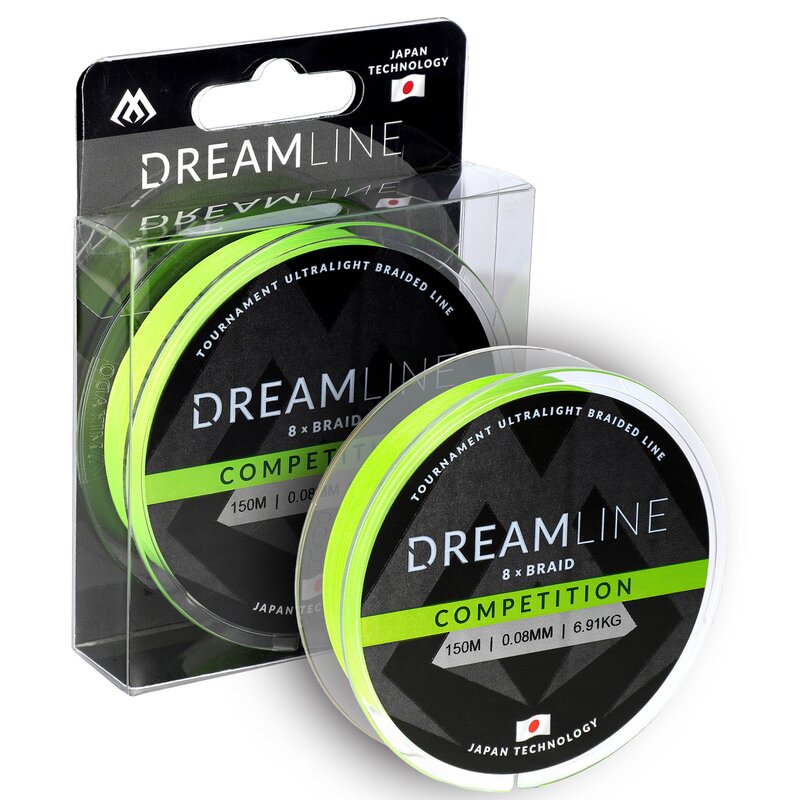 Plecionka MIKADO Dreamline Competition 0.14 mm / 150 m Jasnozielony