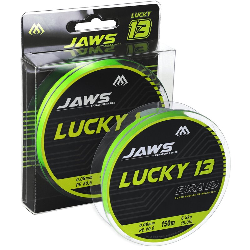Plecionka MIKADO Jaws Lucky 13 0.20 mm / 150 m Jasnozielony
