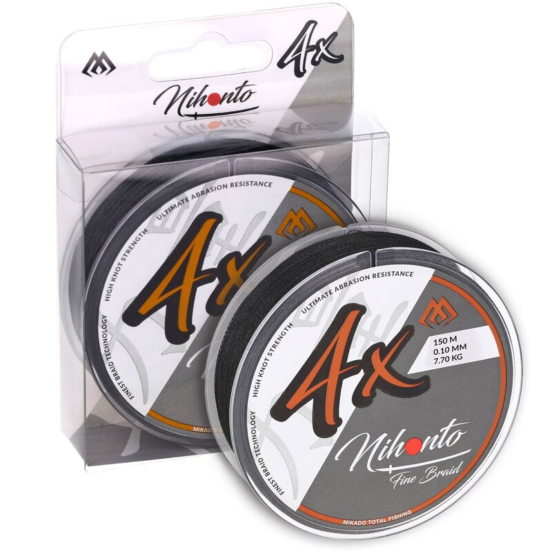 Plecionka MIKADO Nihonto Fine Braid 0.23 mm / 150 m Czarny