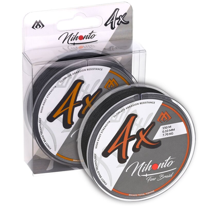 Plecionka MIKADO Nihonto Fine Braid 0.25 mm / 150 m Czarny