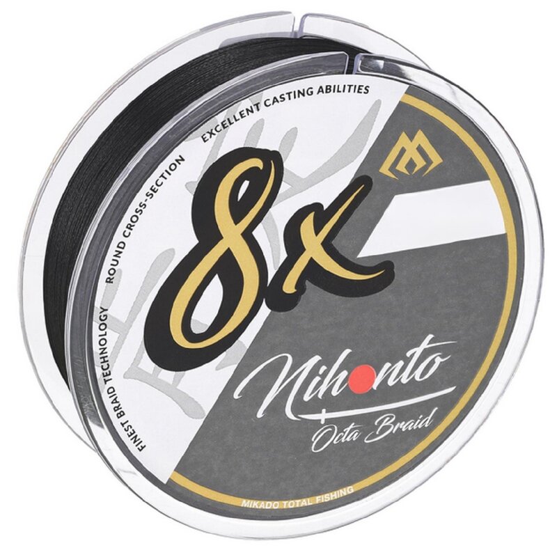 Plecionka MIKADO Nihoto Octa Braid 0.14 mm / 150 m Czarny