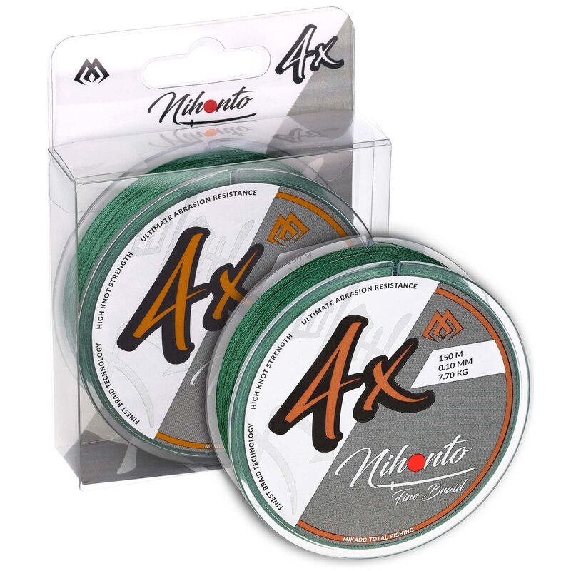 Plecionka MIKADO Nihonto Fine Braid 0.18 mm / 150 m Zielony