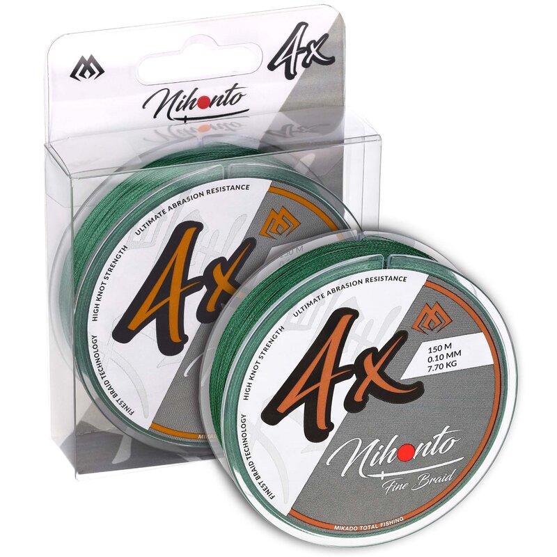 Plecionka MIKADO Nihonto Fine Braid 0.23 mm / 150 m Zielony