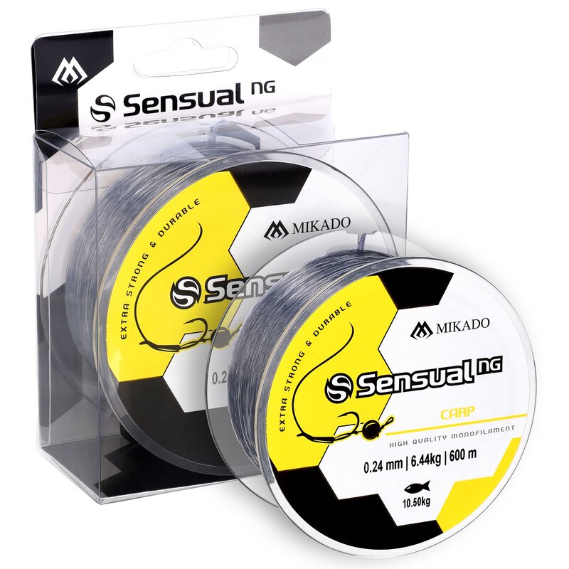 Żyłka MIKADO Sensual N.G Carp 0.24 mm / 600 m Transparentny
