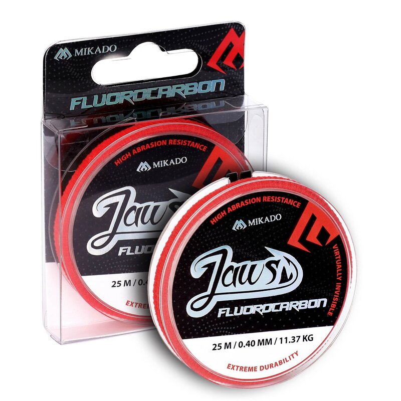 Żyłka MIKADO Fluorocarbon JAWS 0.40 mm / 25 m Transparentny