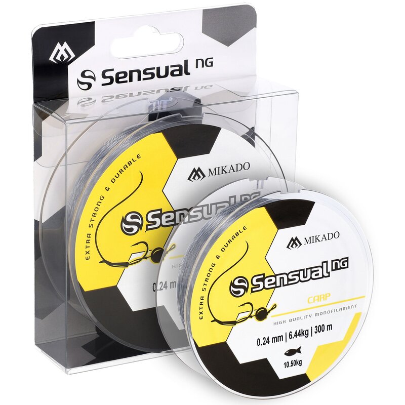 Żyłka MIKADO Sensual N.G Carp 0.28 mm / 300 m Transparentny