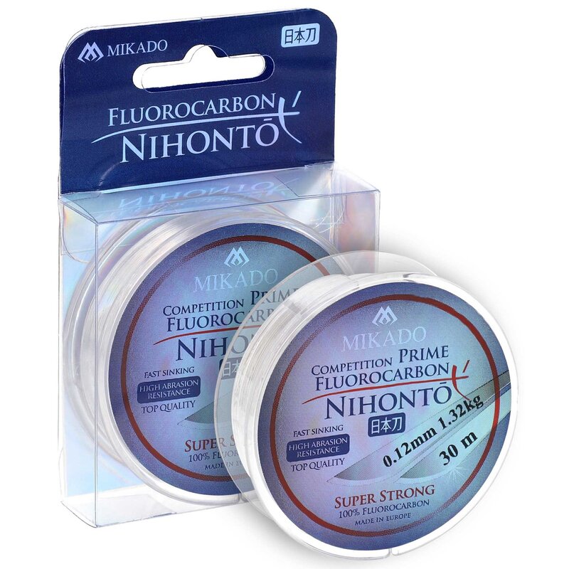 Żyłka MIKADO Fluorocarbon Prime 0.12 mm / 30 m Transparentny