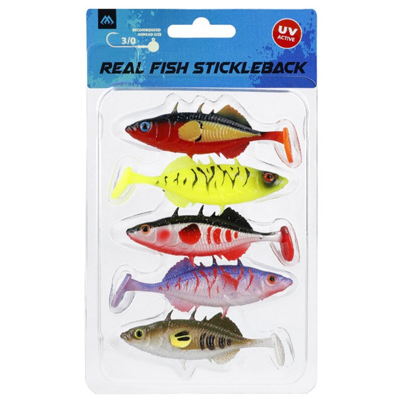 Przynęta MIKADO Real Fish Stickleback PMRFS-8-MIX 8 cm Wielokolorowy
