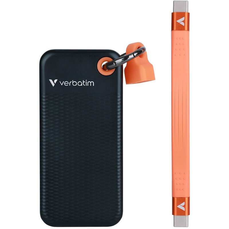 Dysk VERBATIM Pocket 1TB SSD Czarno-pomarańczowy