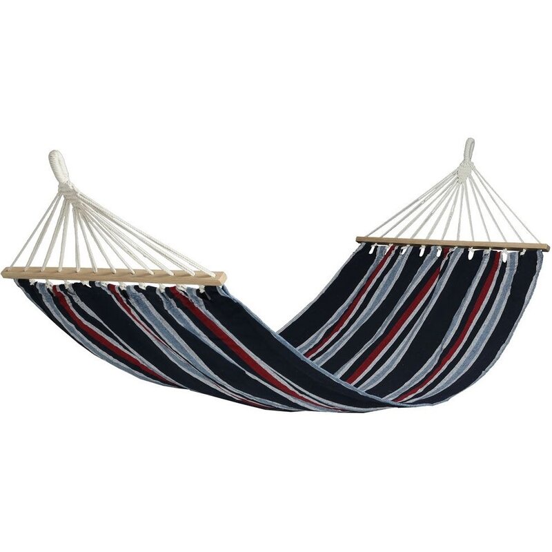 Hamak PATIO Paradise 200 x 100 cm Granatowo - czerwony