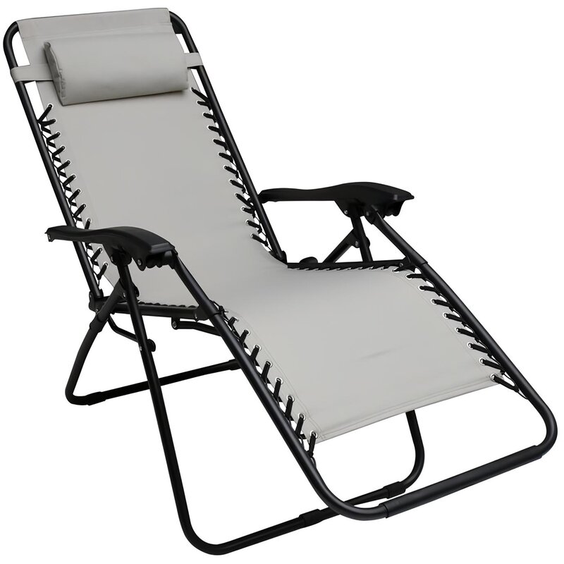 Fotel ogrodowy PATIO Relax Jasnoszary