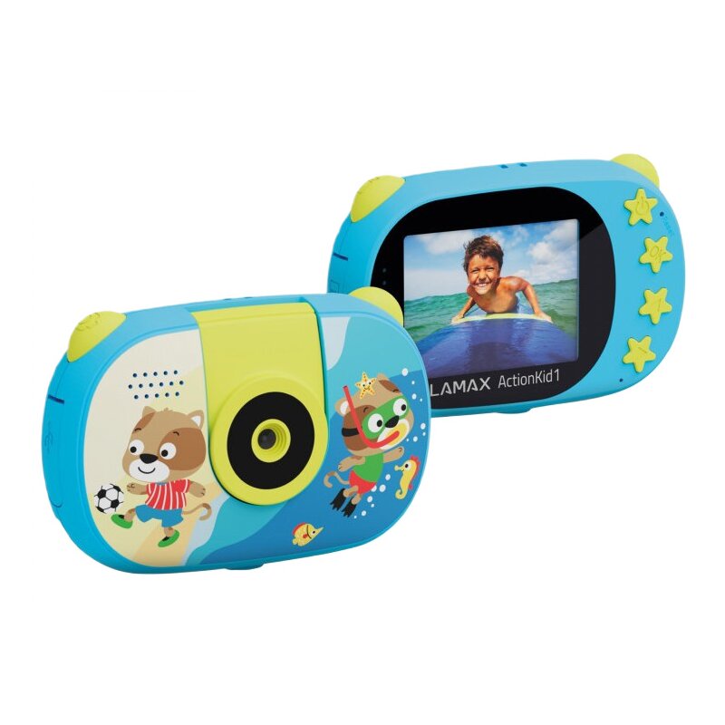 Kamera sportowa LAMAX ACTIONKID1 1080p, 8Mpx, filtry i efekty, wodoszczelna do 10m, dla dzieci
