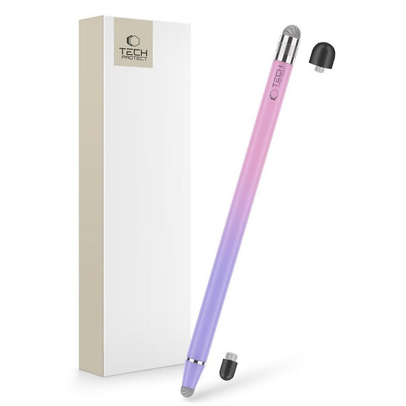 Rysik TECH-PROTECT USP100 4-Tip Touch Stylus Pen Fioletowo-różowy