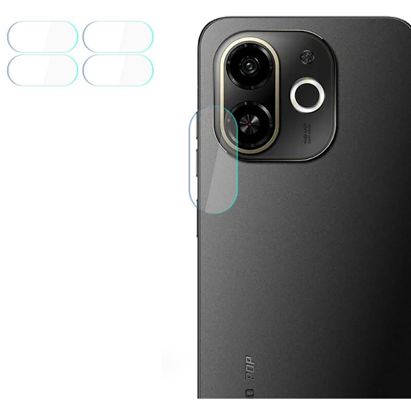 Szkło hybrydowe na obiektyw 3MK Lens Protection do Tecno Pop 9 5G