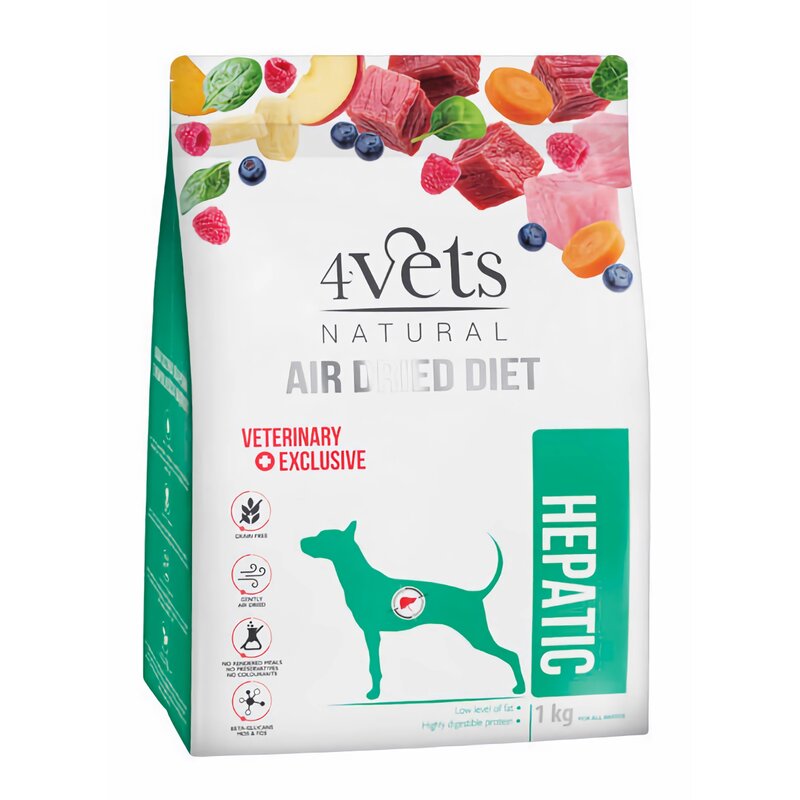 Karma dla psa 4VETS NATURAL Hepatic 1 kg