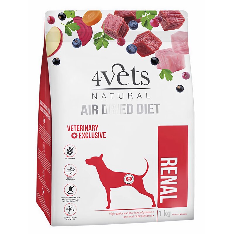 Karma dla psa 4VETS NATURAL Renal 1 kg
