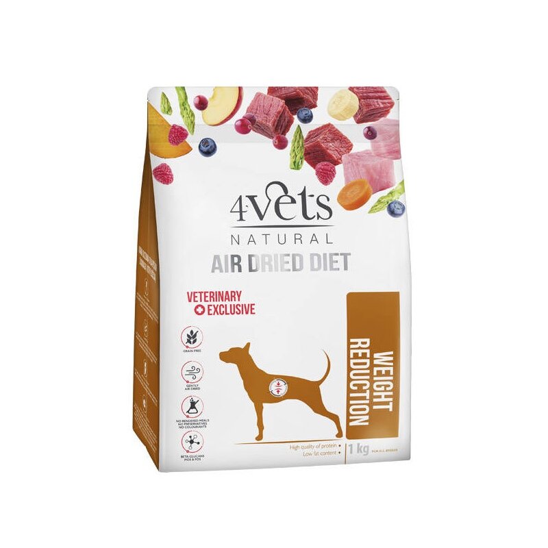 Karma dla psa suszona 4VETS NATURAL Weight Reduction 1 kg