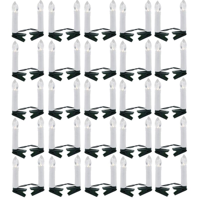 Lampki choinkowe CHRISTMAS DECORATION 518423 50 LED Sieciowe 12.25 m Ciepła biel