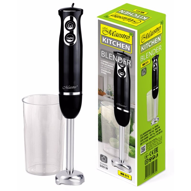 Blender ręczny MAESTRO MR-511 500W Czarny