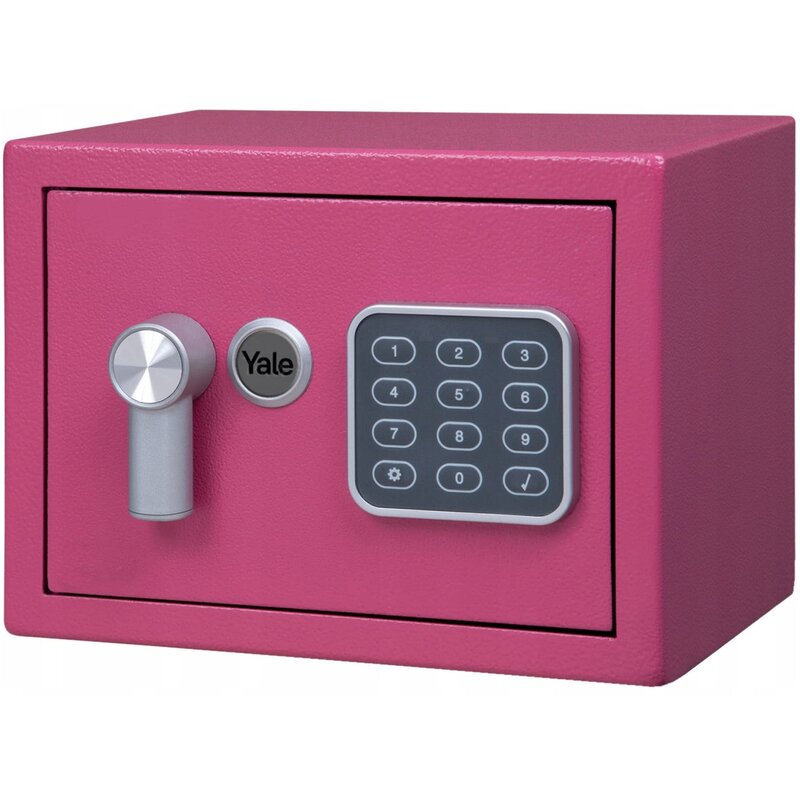 Sejf domowy YALE YSV/170/DB2/P Mini Różowy