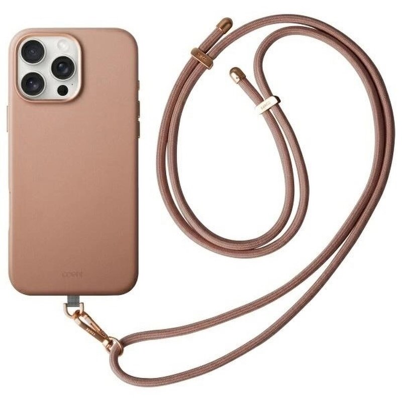 Etui UNIQ Coehl Magnetic Charging Muse do Apple iPhone 16 Pro Max Brązowy