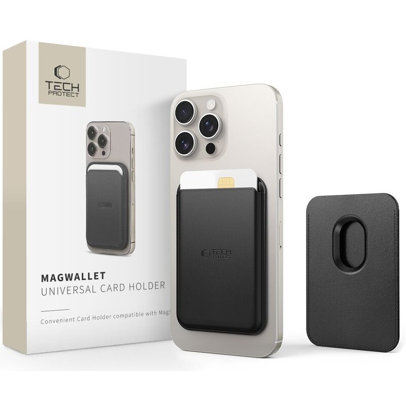 Etui Portfel TECH-PROTECT CH01 MagWallet Magsafe Czarny