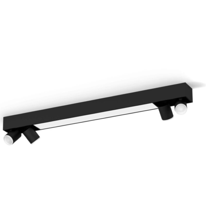 Inteligentny reflektor PHILIPS HUE Centris 4 929003808801 Bluetooth Zigbee RGBW LED Czarny