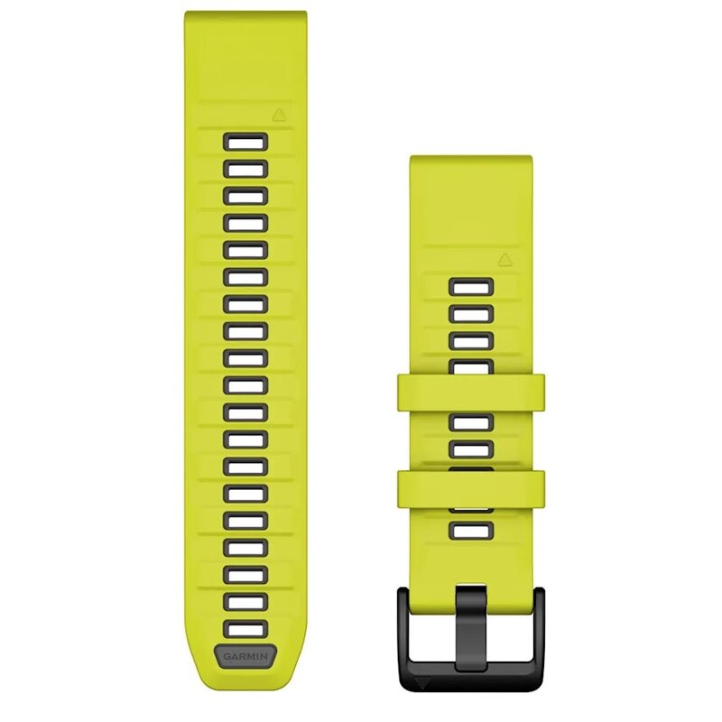 Pasek GARMIN QuickFit 010-13392-08 do koperty 45.47 mm (szerokość paska 22 mm) Żółto-grafitowy
