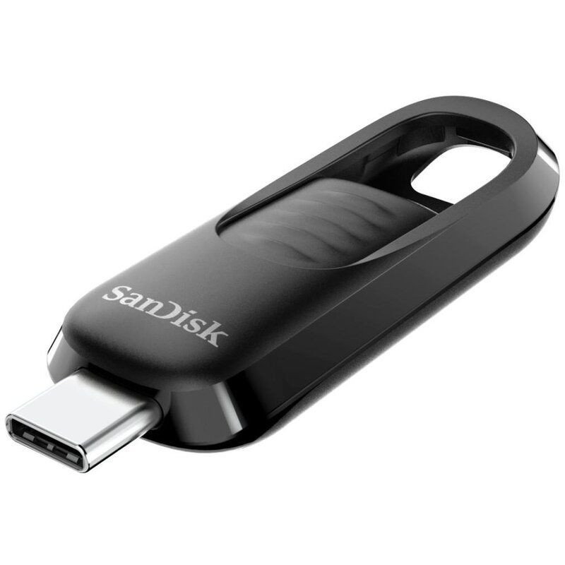 Pendrive SANDISK Ultra Slider 512GB, USB-C, Odczyt 400 Mb/s Czarny