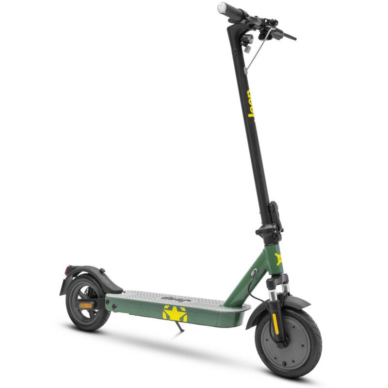 Hulajnoga elektryczna JEEP JUC AS 50km 500W Amortyzacja 10" Czarno-zielony