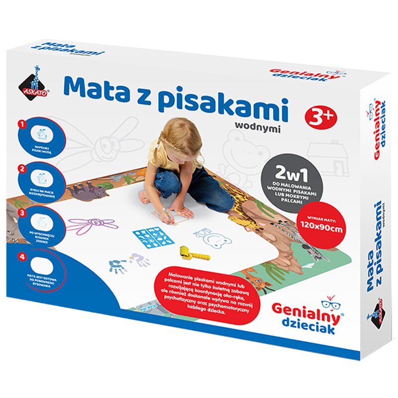 Mata do malowania ASKATO Genialny dzieciak 126203