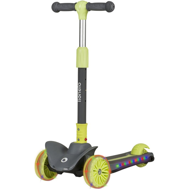 Hulajnoga dla dzieci LIONELO Timmy Szaro-limonkowy